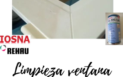 Como limpiar la  ventana de PVC en Esparreguera