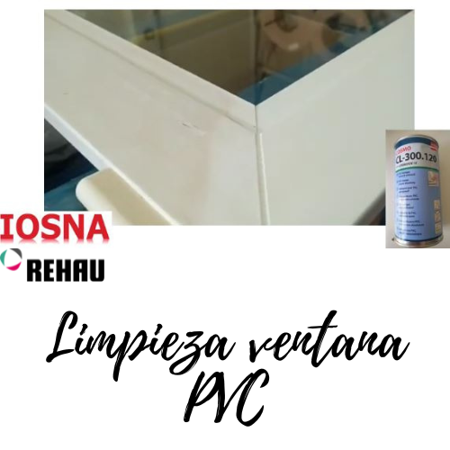 Como limpiar la  ventana de PVC en Esparreguera
